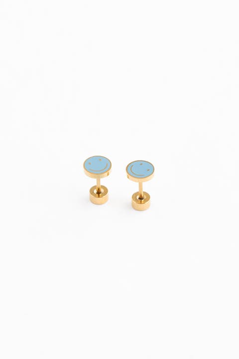 Smile Stud Earrings