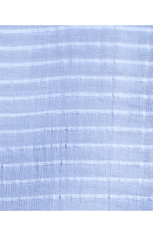 LANDS' END LANDS' END COTTON JERSEY LONG SLEEVE HOODED SWIM COVER-UP DRESS 