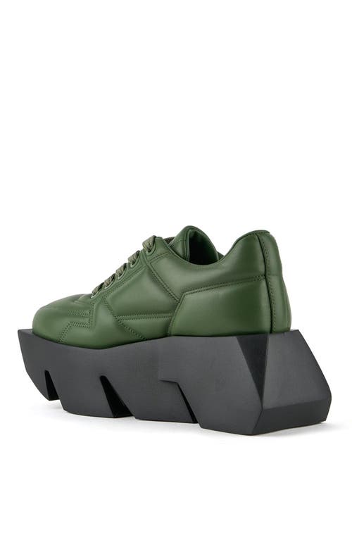 United Nude Bull Puffy Sneaker In Green
