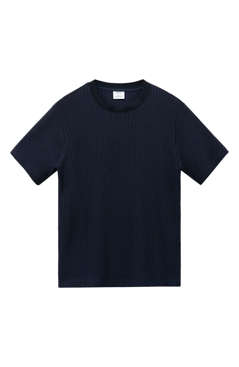 MANGO Stripe Jersey T-Shirt, Alternate, color, 