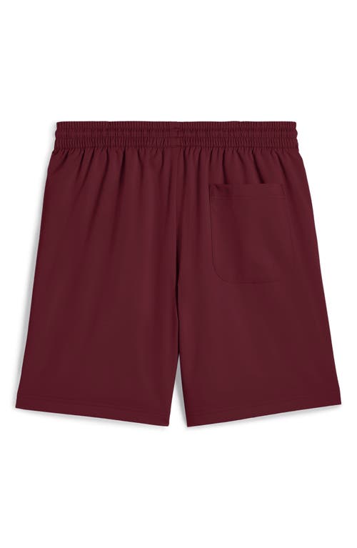 Puma X Bmw M Motorsport Essentials Graphic Shorts In Red