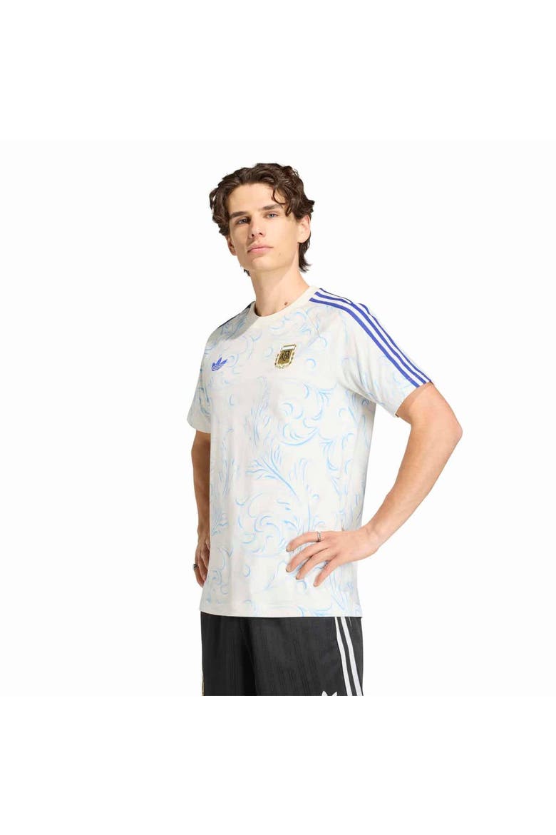 Men's adidas  White Argentina National Team  All Over Printed T-Shirt, Main, color, White