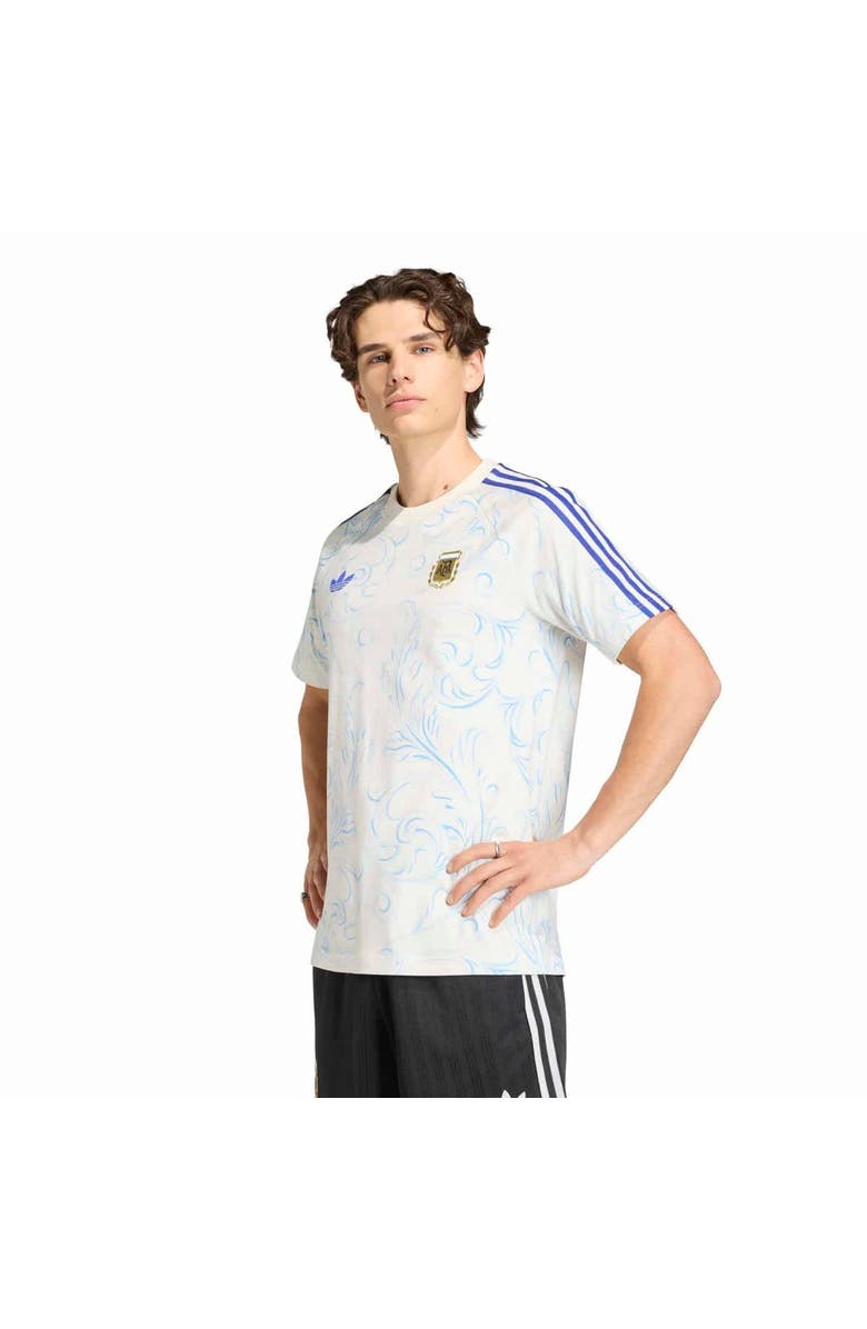 adidas Men's adidas  White Argentina National Team  All Over Printed T-Shirt, Main, color, White