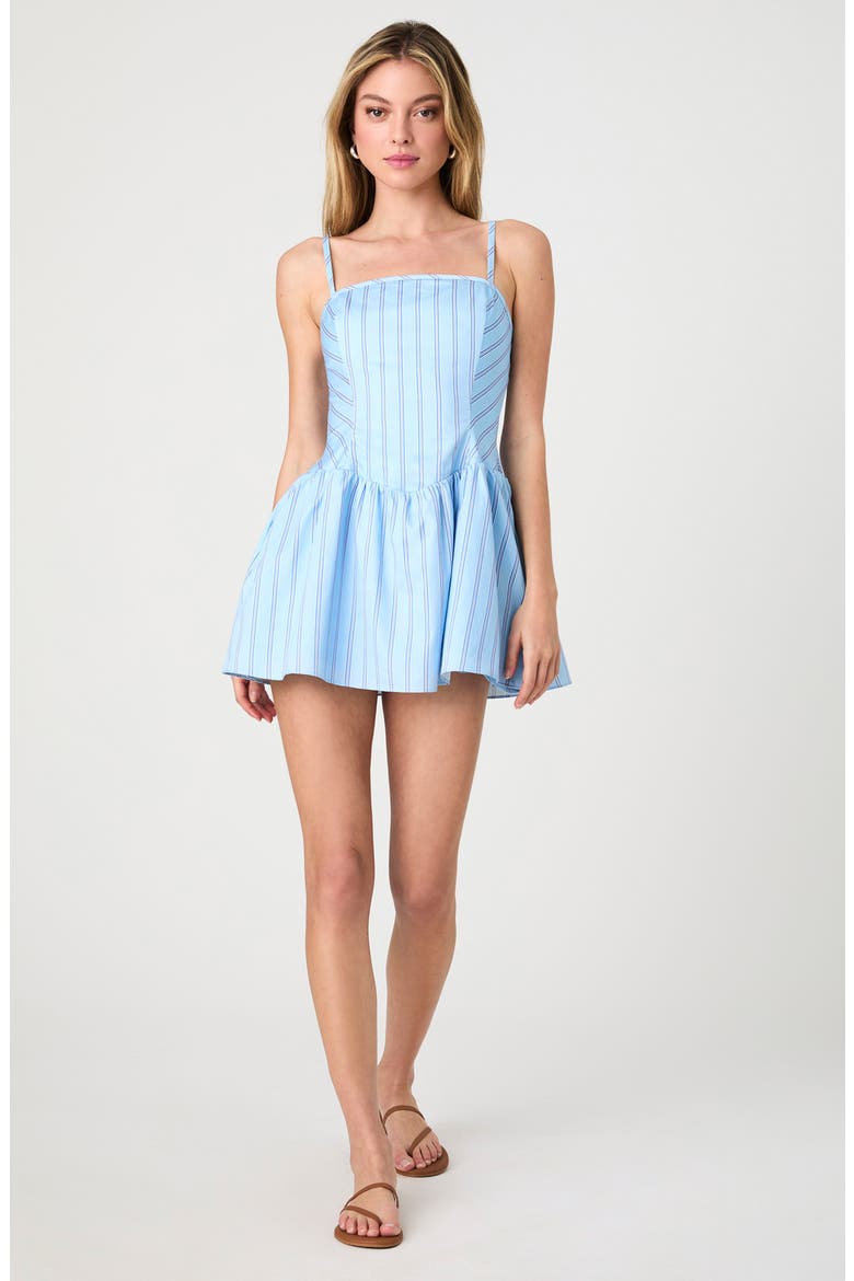 Alexis Lorenzo Ballerina Fit & Flare Minidress, Alternate, color, LORENZO STRIPE