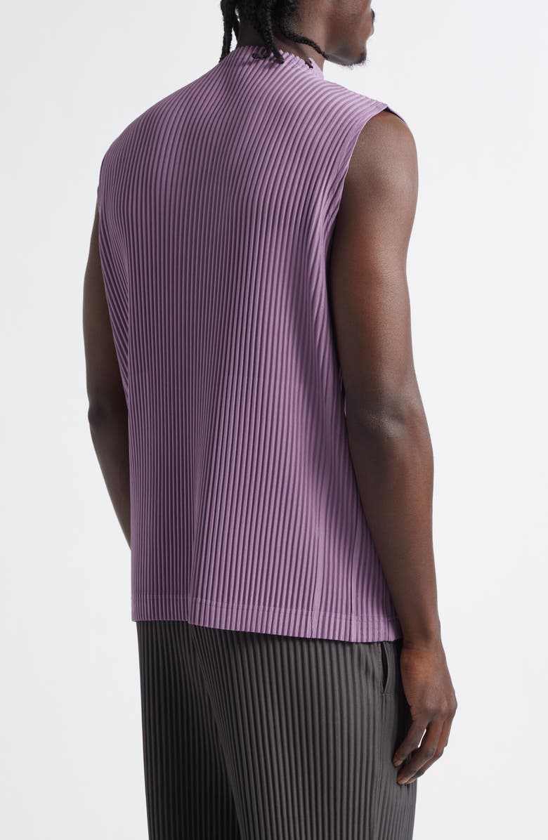 Homme Plissé Issey Miyake Monthly Colors April Pleated Top, Alternate, color, Viola Purple