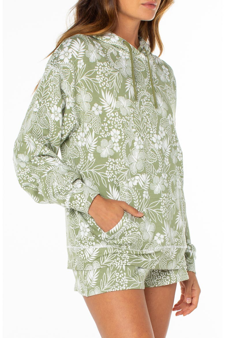 Surfing by Monlight Hoodie, Alternate, color, SAGE