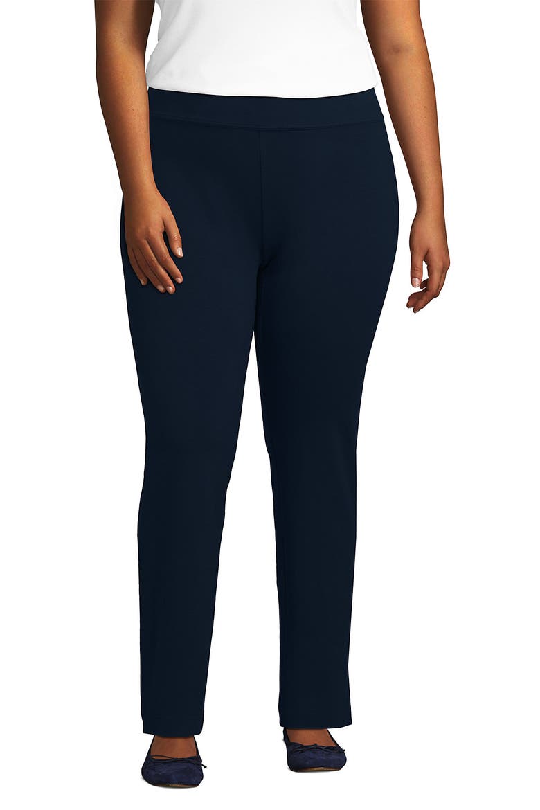 Plus Size Starfish Mid Rise Slim Leg Pants, Main, color, Radiant Navy