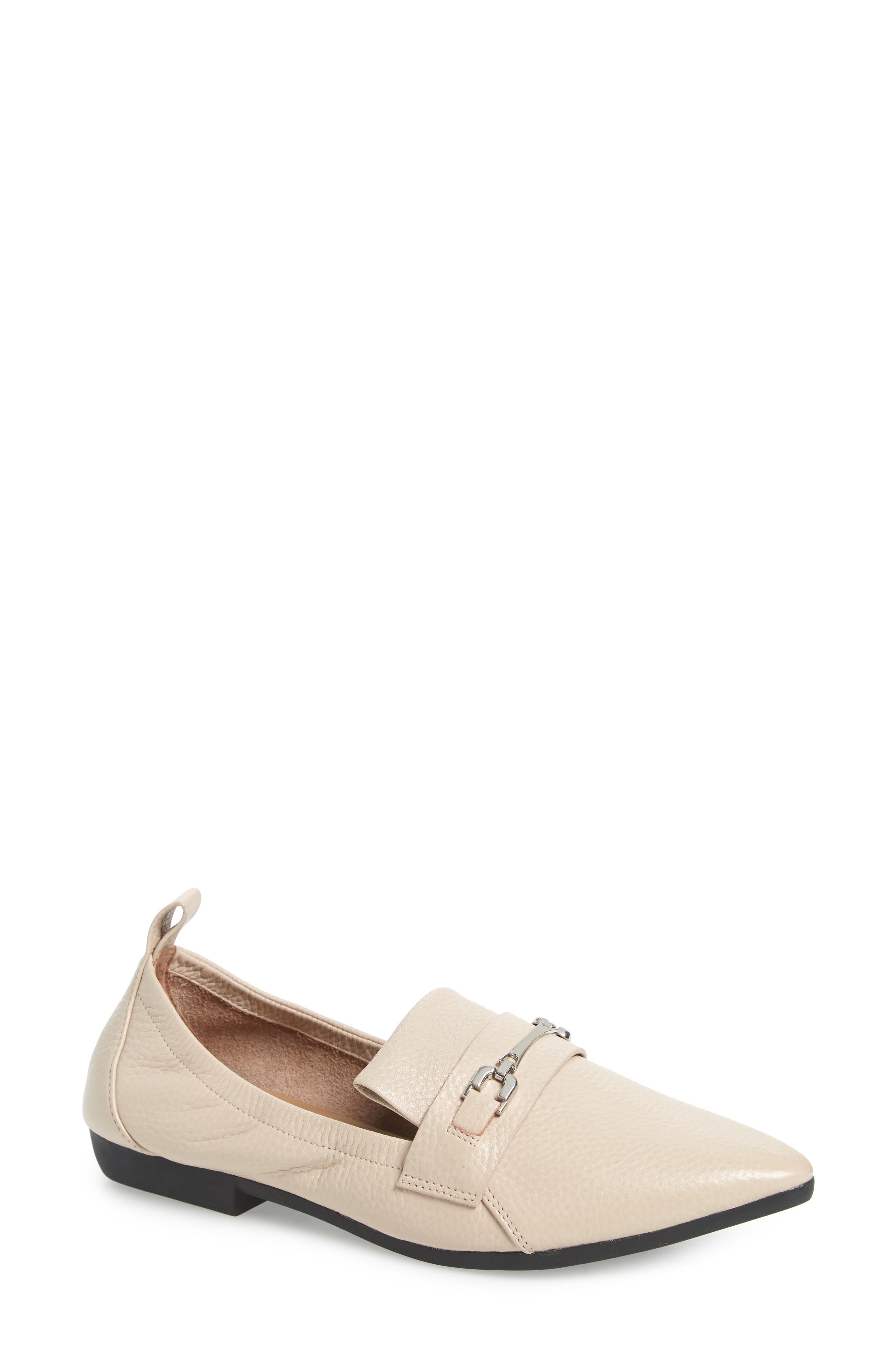 Domino Skimmer Flat, Main, color, BLUSH LEATHER