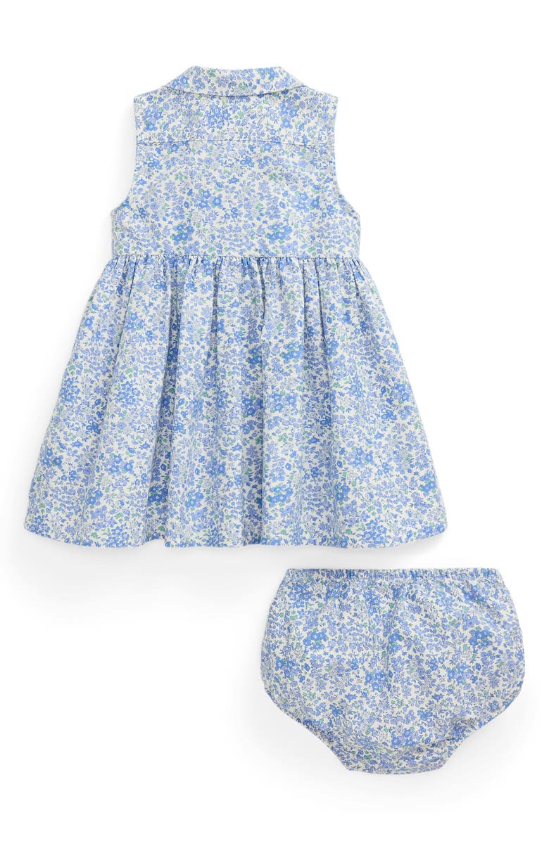 Ralph Lauren Floral Cotton Shirtdress & Bloomers, Alternate, color,