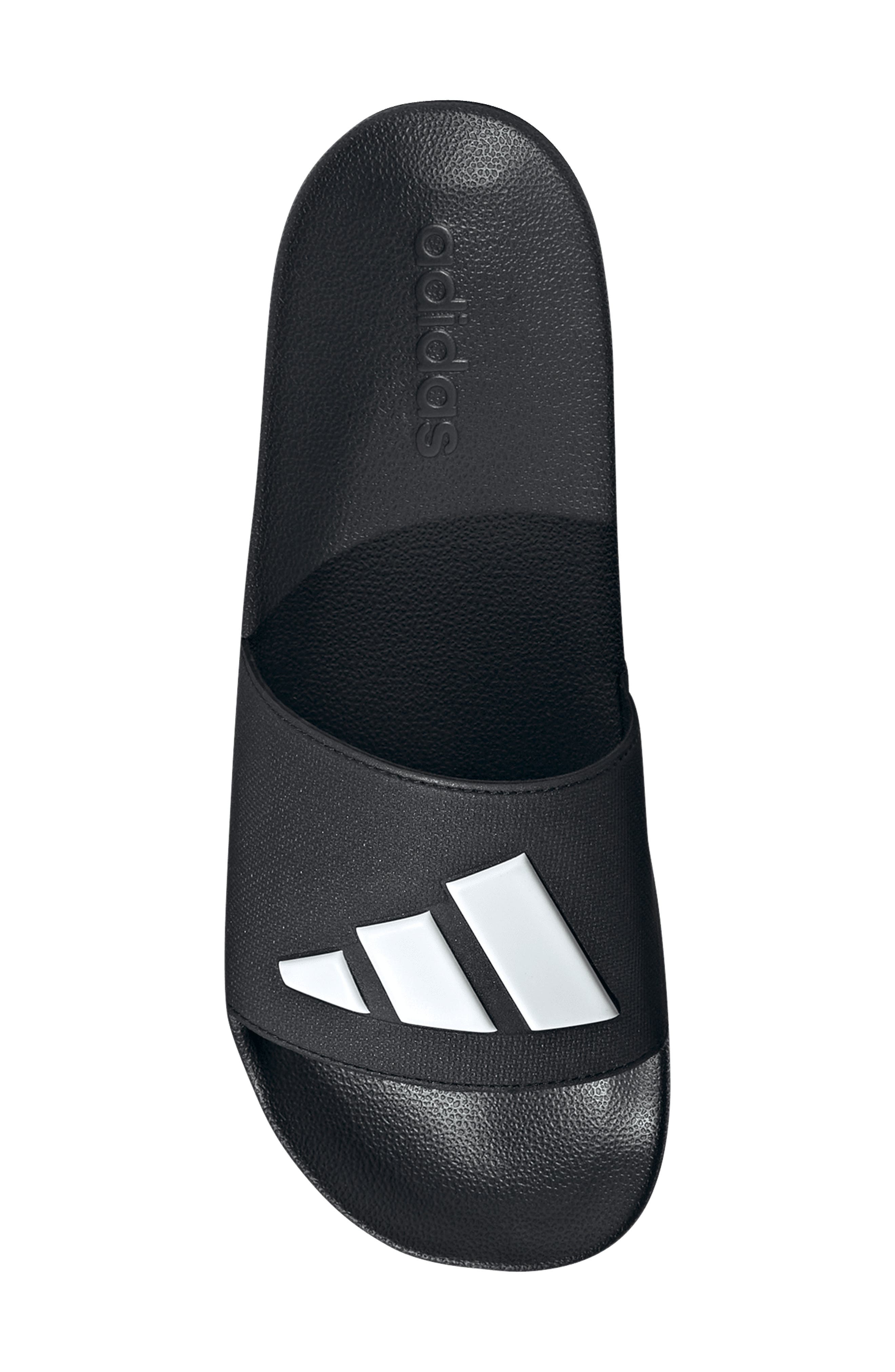 adidas Adilette Shower Slide, Alternate, color, Core Black/ White/ Core Black