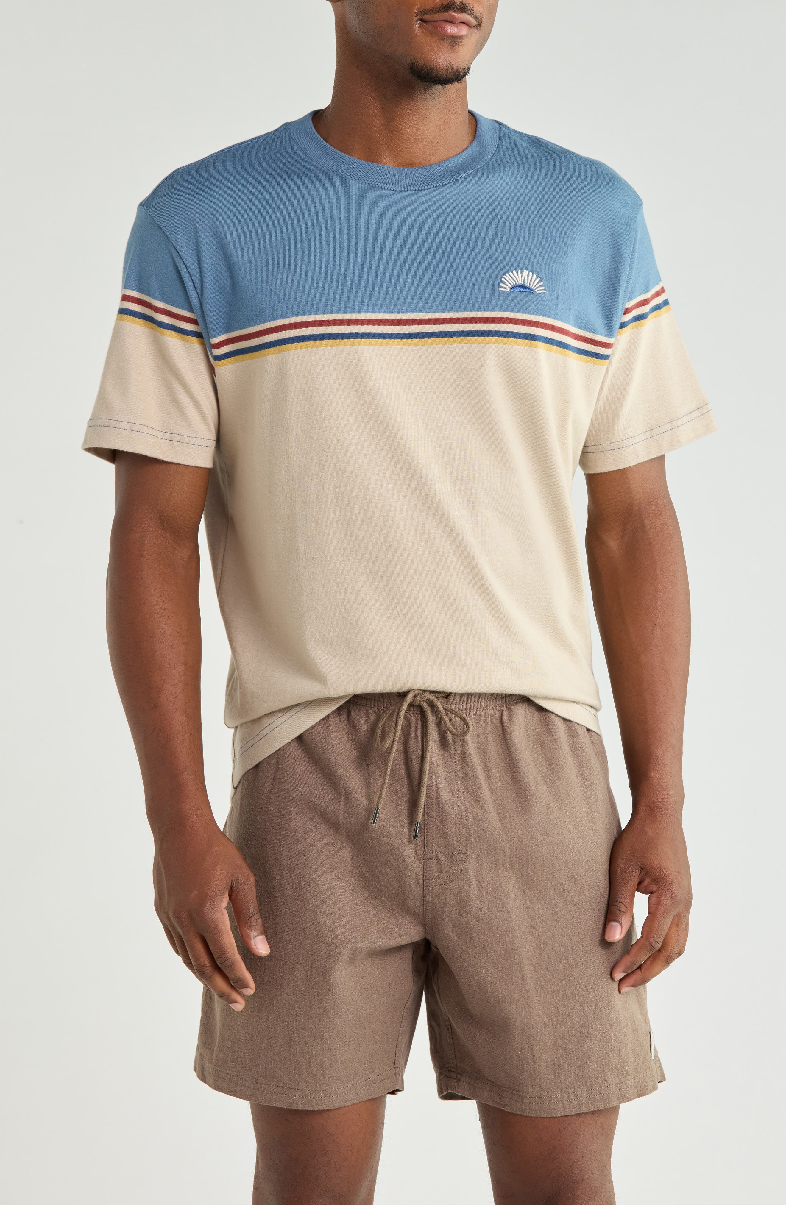 Pismo Stripe Cotton T-Shirt