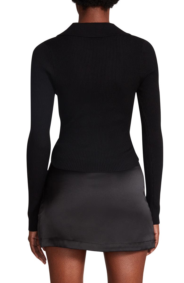 Steve Madden Maggie Cinch Waist Long Sleeve Top, Alternate, color, 