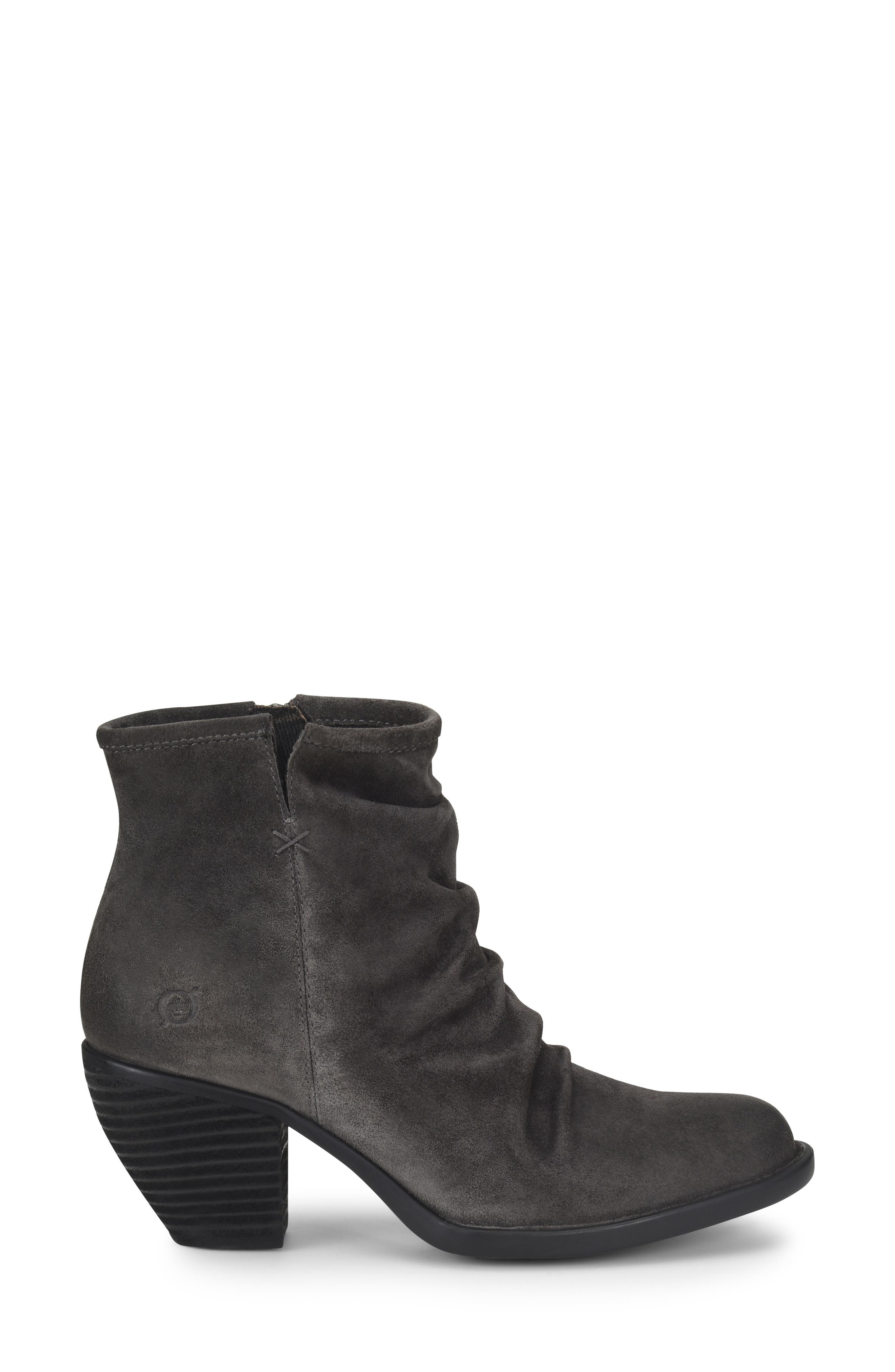 Aire Bootie, Alternate, color, DARK GREY SUEDE
