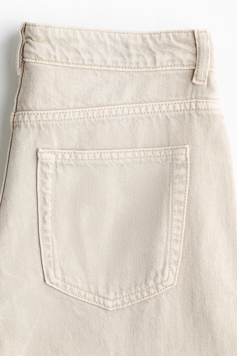 Baggy Regular Waist Jeans, Alternate, color, Dusty cream