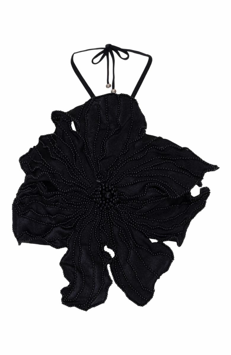 PatBO Hand-Beaded Flower Top, Alternate, color, 