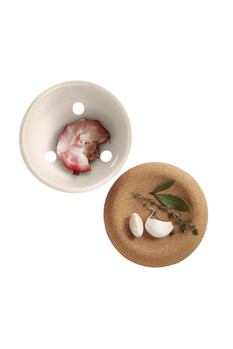 Made in France Garlic Pot, Alternate, color, Clay