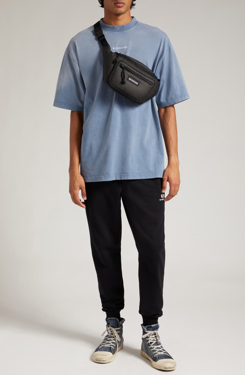 Balenciaga Gender Inclusive Medium Fit Embroidered Logo T-Shirt, Alternate, color, 