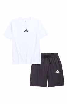 adidas Kids' Jersey T-Shirt & Shorts Set