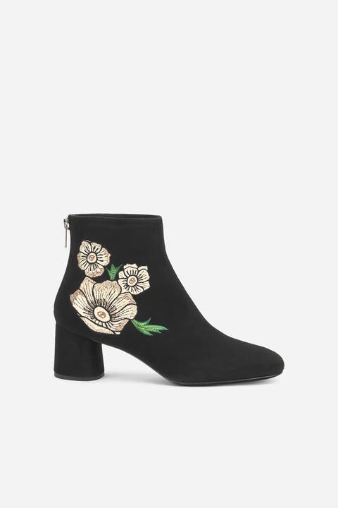 OBU AGL X OBSERVED BY US Heeled Velour Bootie