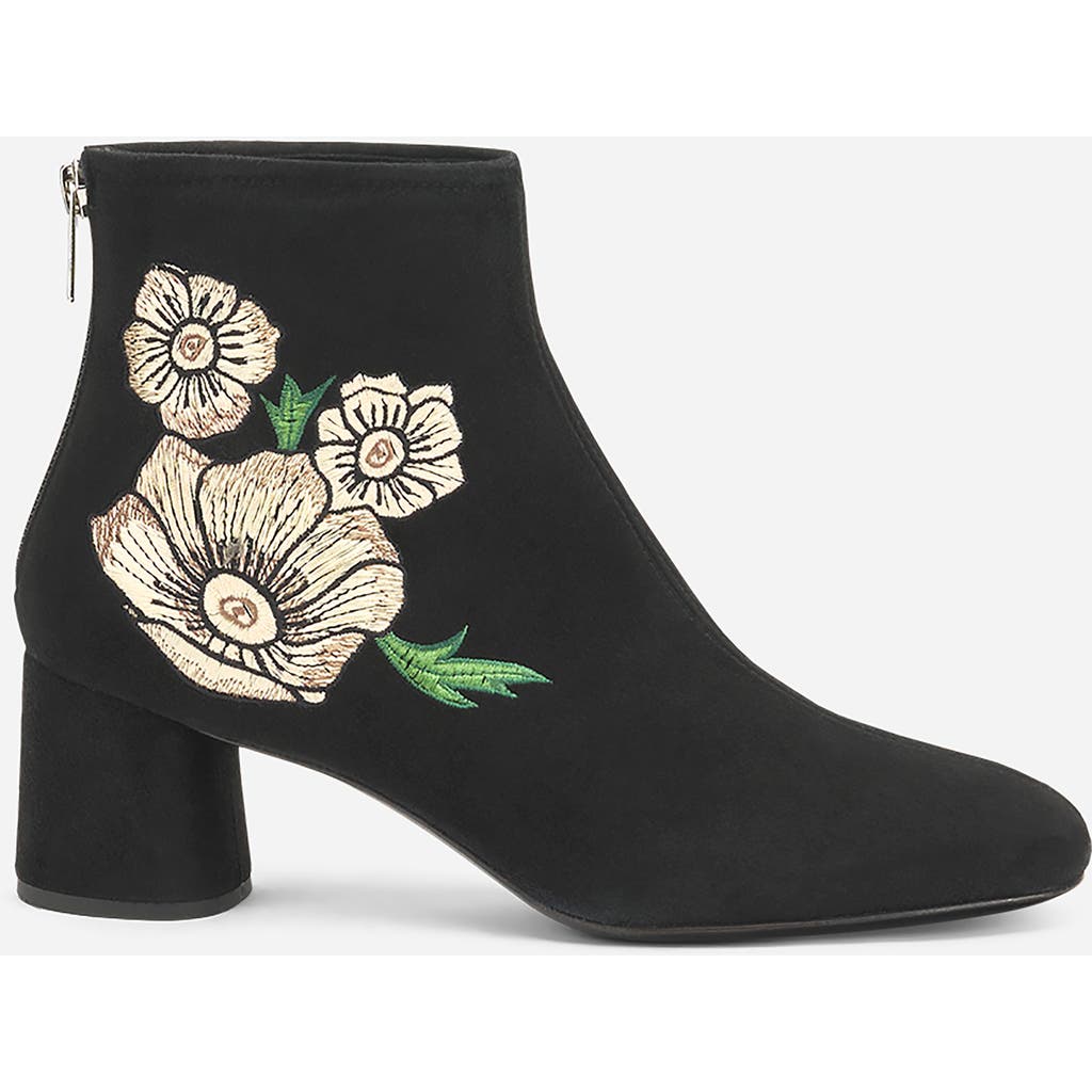 Agl Attilio Giusti Leombruni Obu Agl X Observed By Us Heeled Velour Bootie In Black