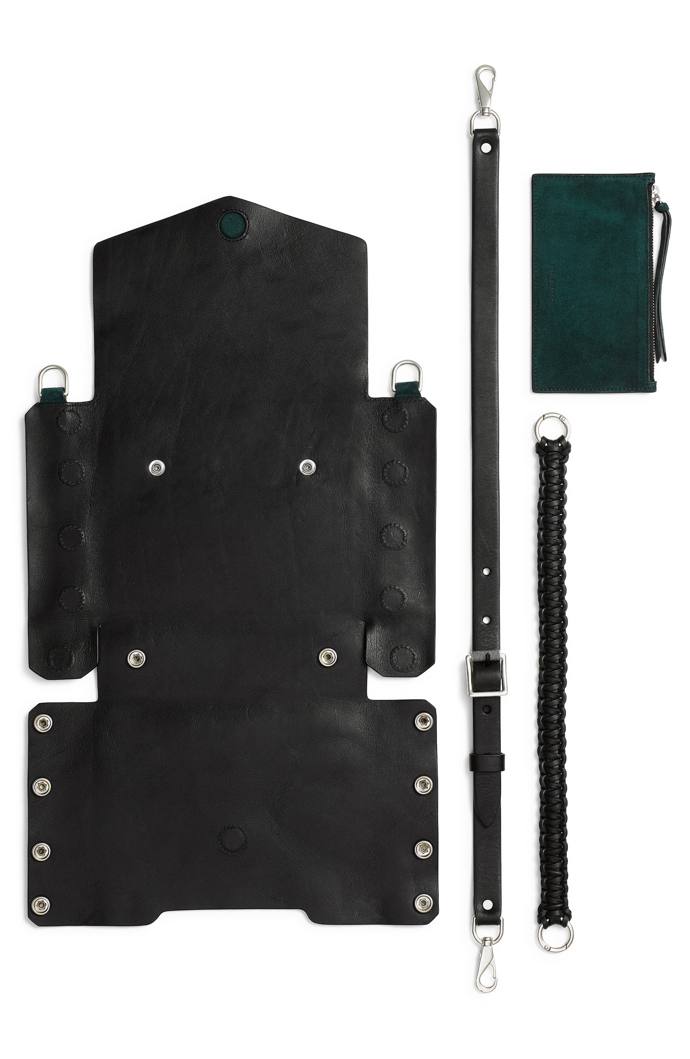 rag & bone Atlas Suede Shoulder Bag, Alternate, color, 