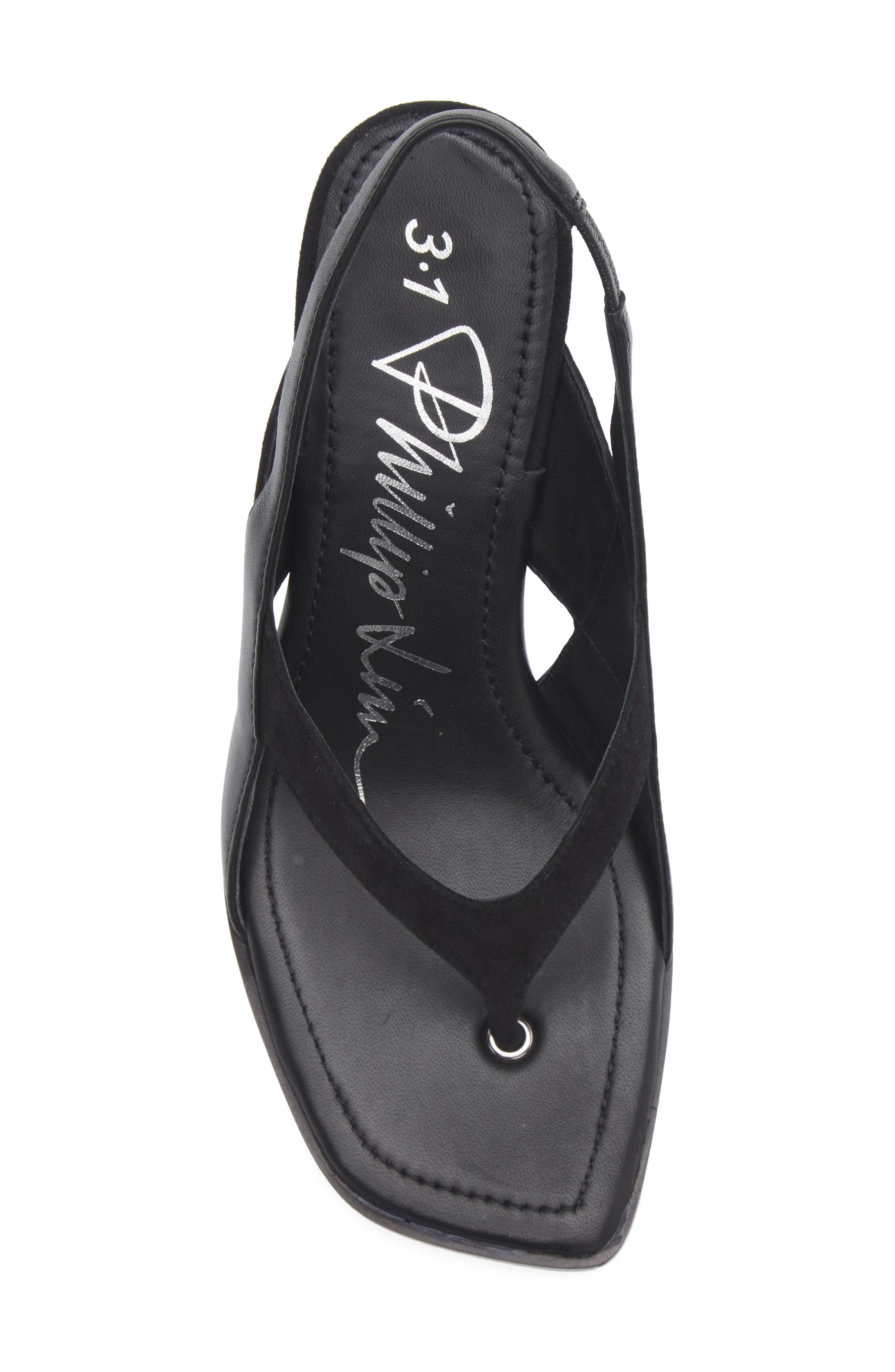 3.1 Phillip Lim Double Strap Sandal, Alternate, color, Black