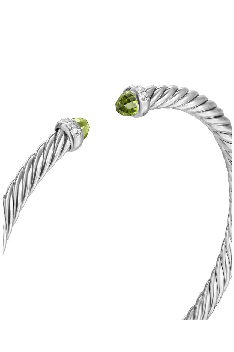 Classic Cablespira® Bracelet, 4mm, Alternate, color, PERIDOT