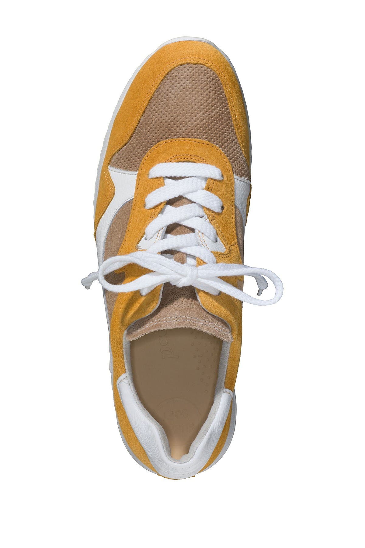 Paul Green R4949 Suede & Leather Sneaker, Alternate, color, 