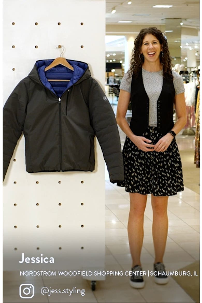 Ezra Water Resistant Reversible Puffer Jacket video