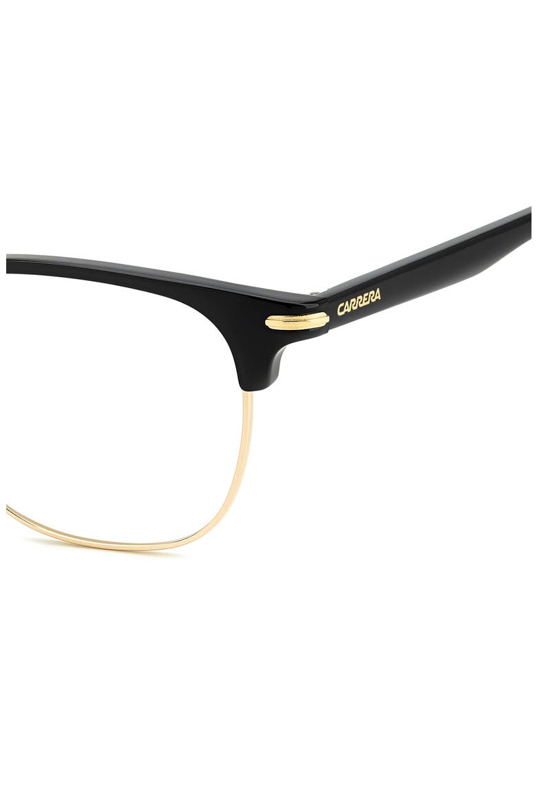 50mm Rectangular Optical Glasses, Alternate, color, BLACK GOLD