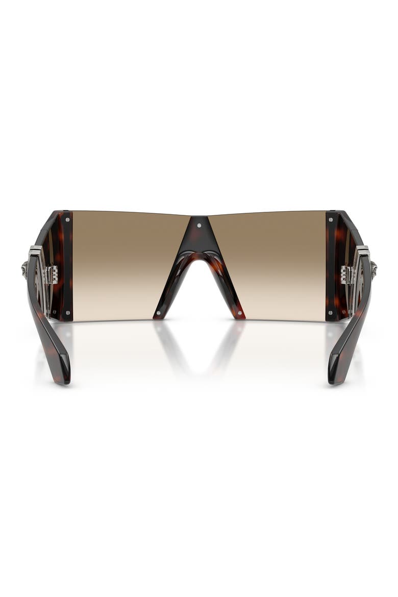 137mm Square Sunglasses, Alternate, color, HAVANA / YELLOW GRADIENT BROWN