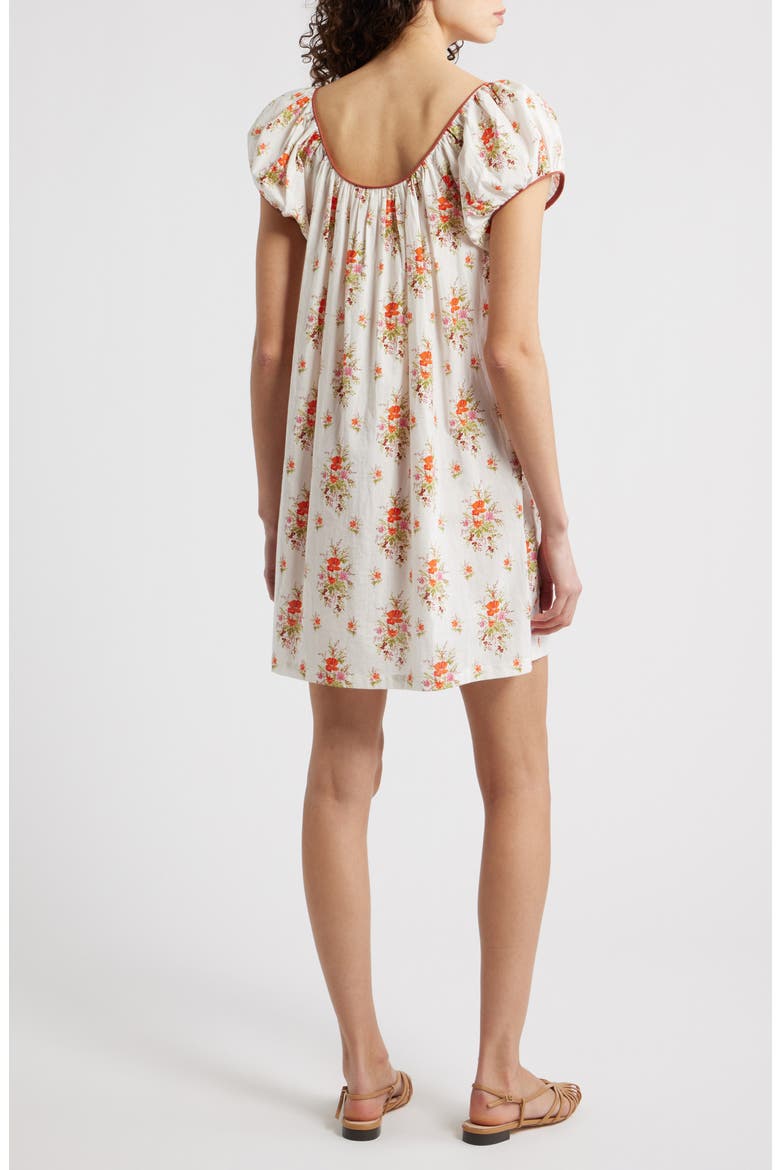 womens cotton shift dress The Cotton Tweed Shift Dress in Cream Chestnut Twist / S