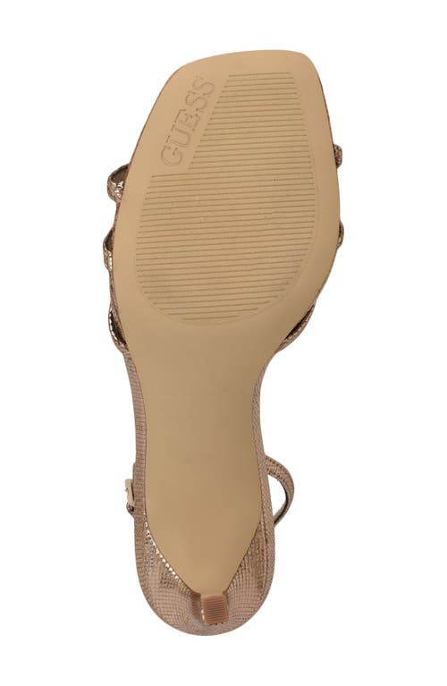 Shop Guess Twilla Slingback Sandal In Gold