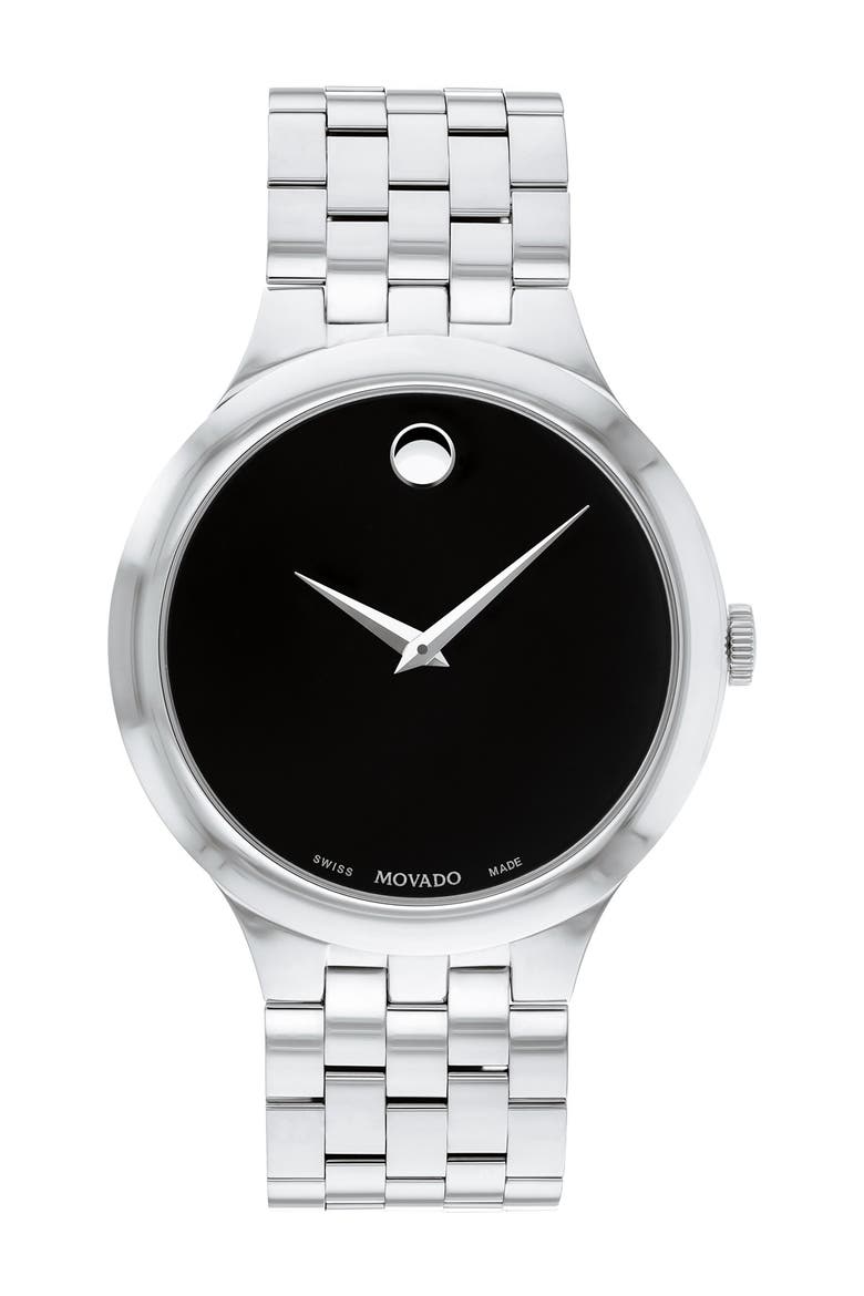 Men's Veturi Bracelet Watch, 40mm, Main, color, BLACK DIAL