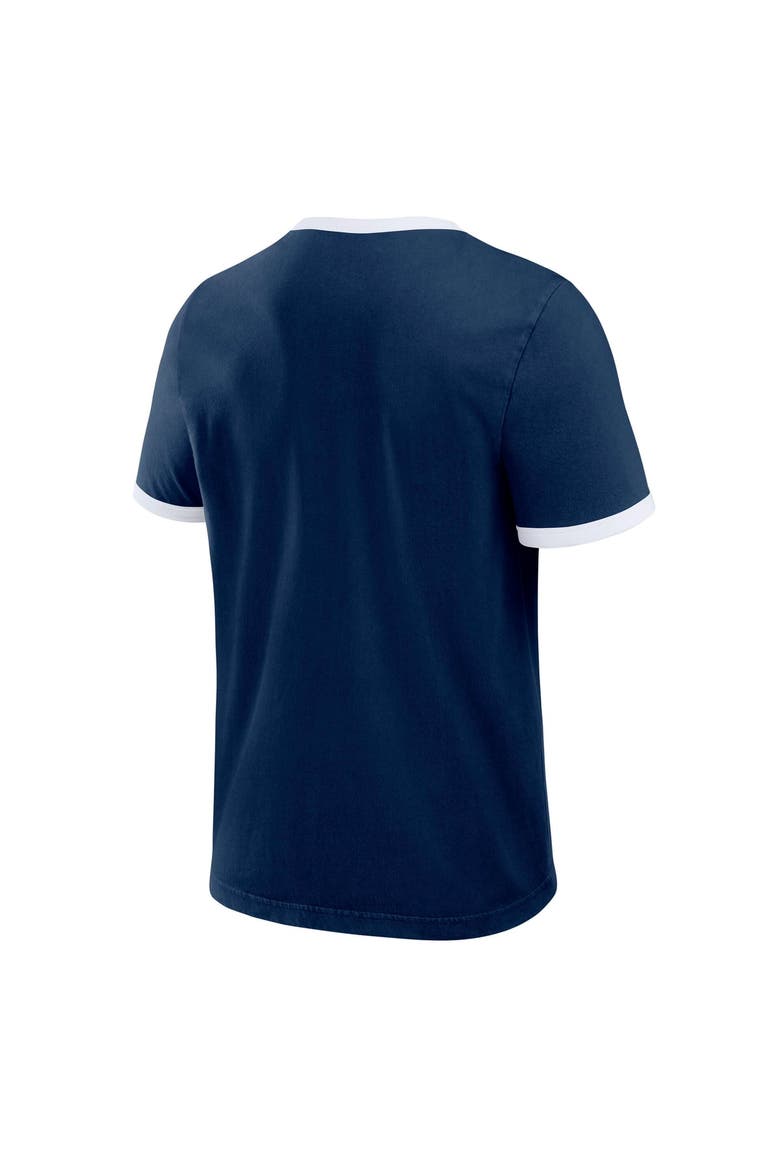 Men's Darius Rucker Collection by Fanatics  Navy Los Angeles Dodgers Americana Washed Ringer T-Shirt, Alternate, color, Navy