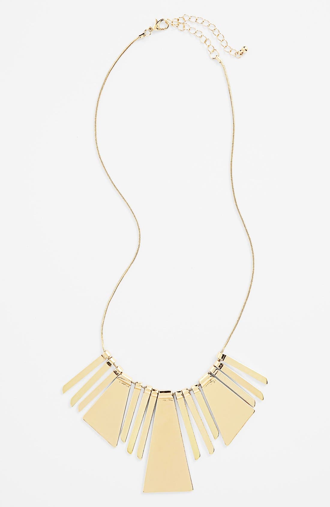 BP. Pieced Metal Bib Necklace (Women) | Nordstrom