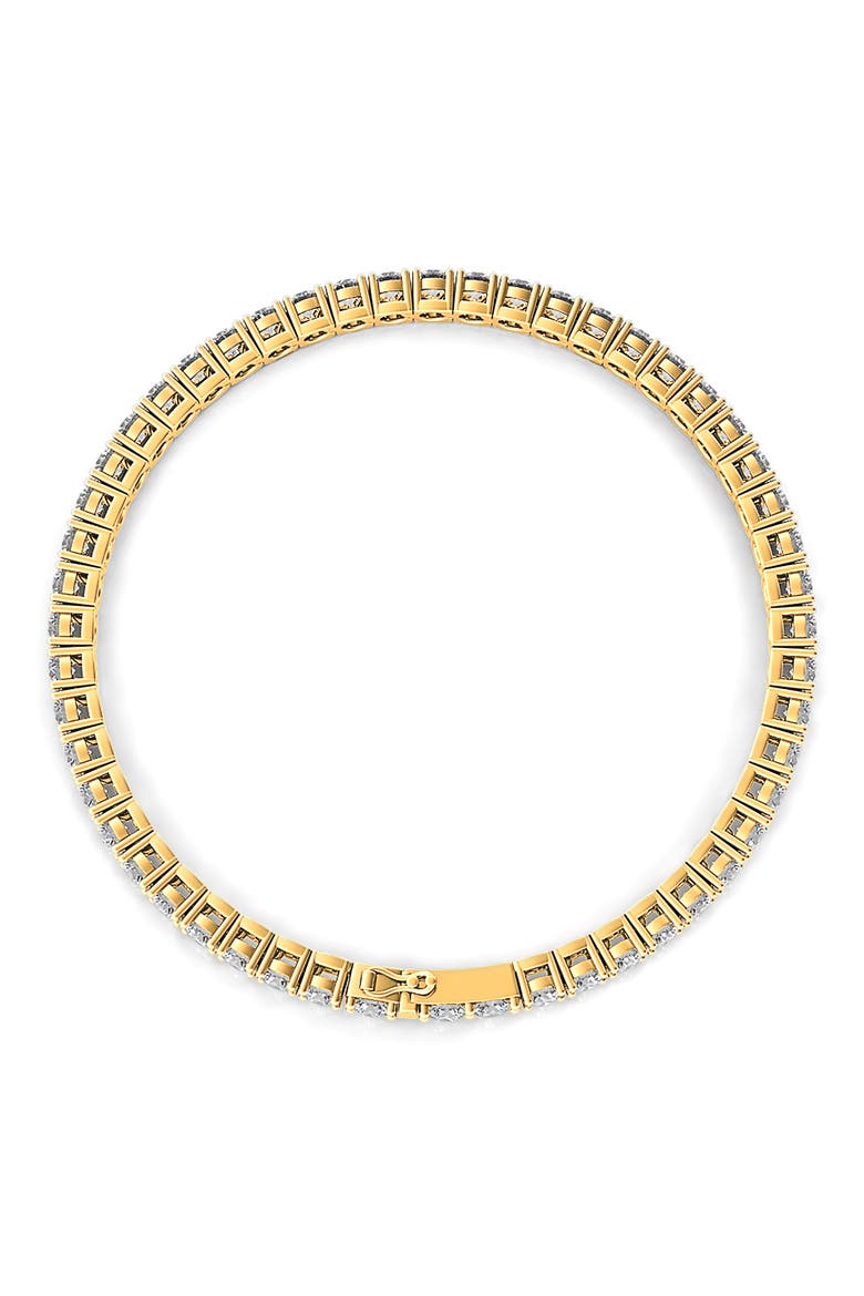 Lab Created Diamond Tennis Bracelet, Alternate, color, YELLOW GOLD