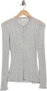 Ulla Johnson Delia Long Sleeve Pointelle Henley