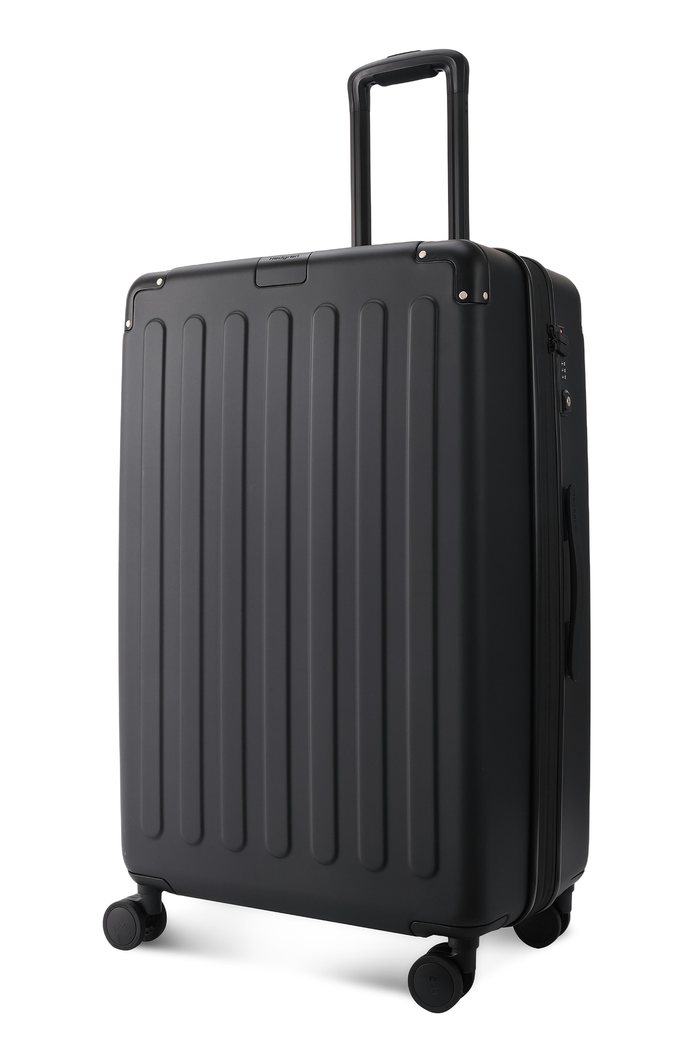Hedgren Nostos Matte Large Spinner Suitcase, Alternate, color, Nocturne