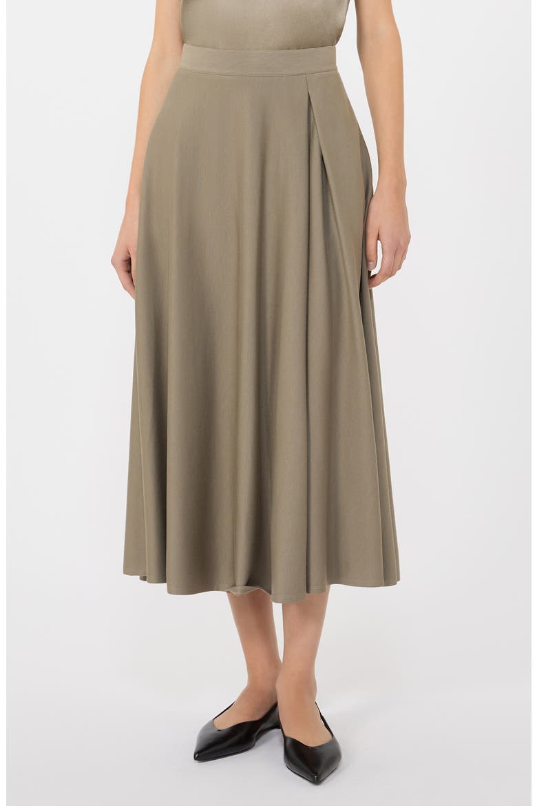 Aquila A-Line Skirt, Main, color, HORN GREY GREEN
