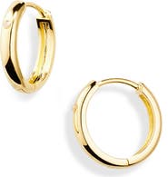 NORDSTROM RACK Demi-Fine Simple Huggie Hoop Earrings