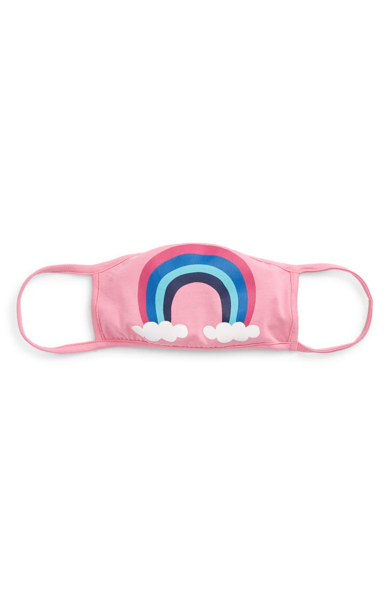 Hatley Rainbow Youth Reusable Face Mask, Alternate, color, 