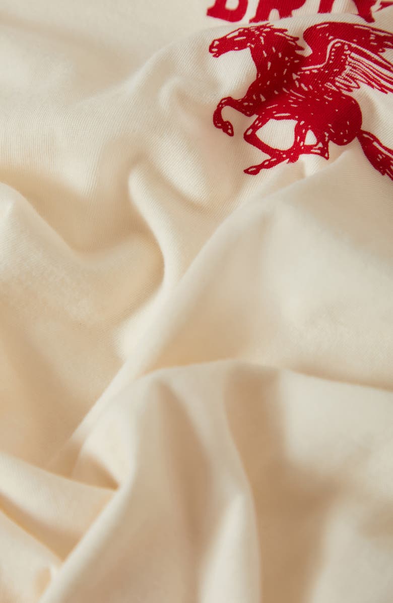 Brixton Pegasus Grahpic Ringer T-Shirt, Alternate, color, Vintage White