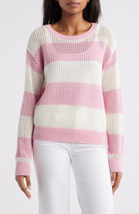 Women's Pink Striped Sweaters | Nordstrom