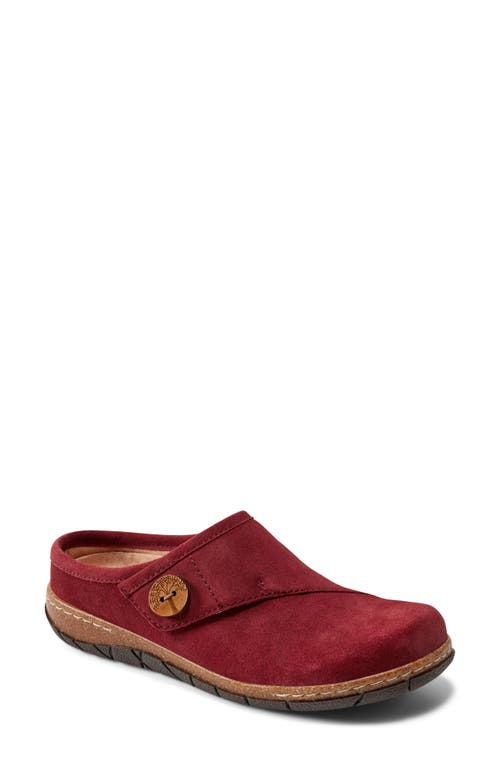 Earth Women's Ezra Button Wrap Slip-on Clogs In Red