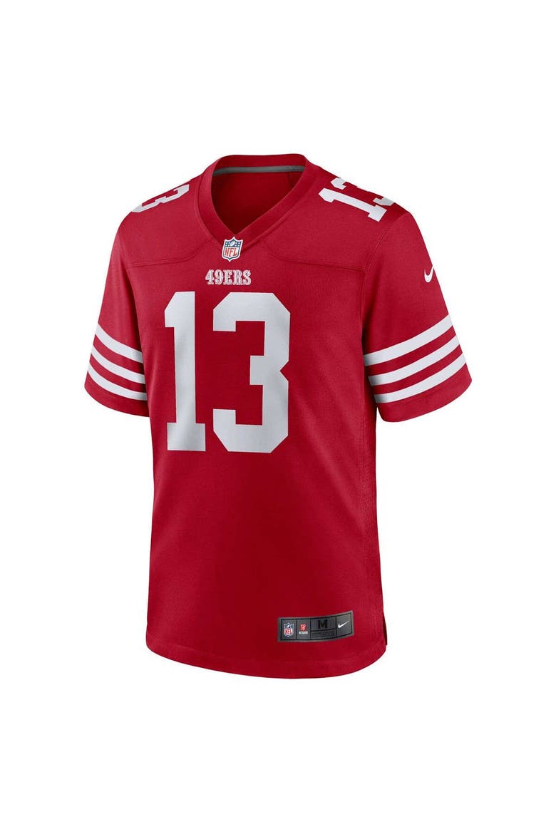 Men's Nike Brock Purdy Scarlet San Francisco 49ers Game Player Jersey, Alternate, color, Scarlet