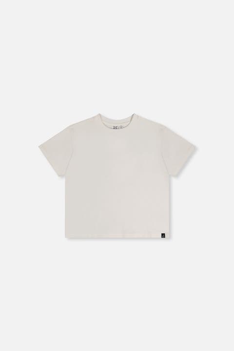 Heavy Jersey Wide Short Sleeve Crew Neck T-Shirt