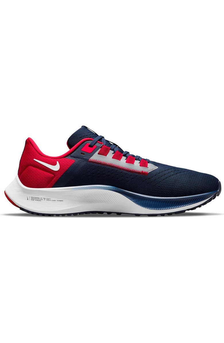Nike Unisex Nike Navy New England Patriots Zoom Pegasus 38 Running Shoe, Alternate, color,