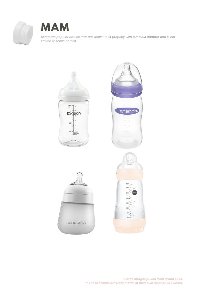 3.0 Portable Bottle Warmer Pro with MAM Adapter, Alternate, color, WHITE