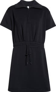 Zella Ultrasoft Knit Quarter Zip Dress